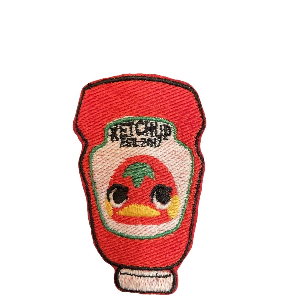 Ketchup Animal Crossing Iron On Patch 3.5x1.5 Custom Patch